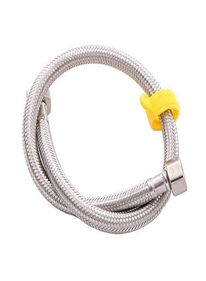 SBD 24" Inch Stainless Steel Connection Pipe for geyser | Connection Pipe for Faucet | Geyser Inlet Pipe | Geyser Outlet Pipe | Hose Pipes - Pack of 2 - Image 5